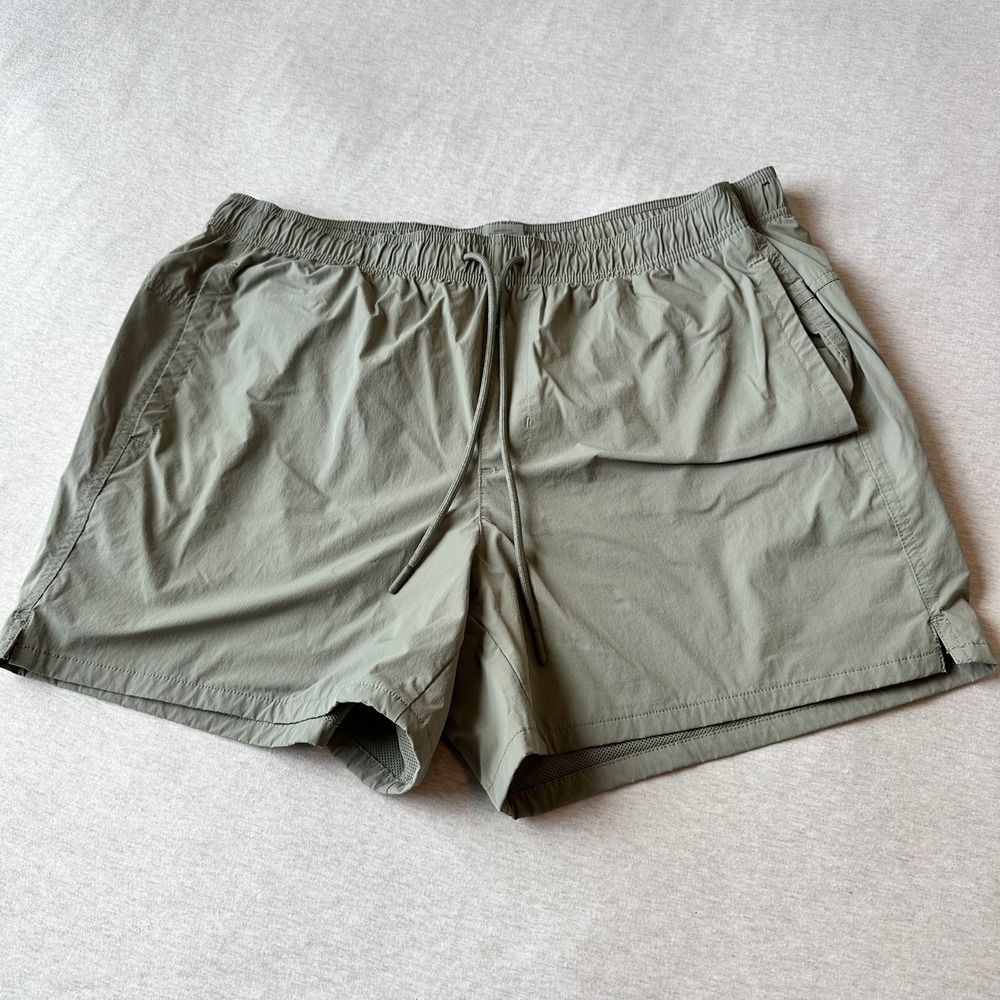 Mens Kore Shorts Olive Green‎ Mesh Lined Athletic Training XL